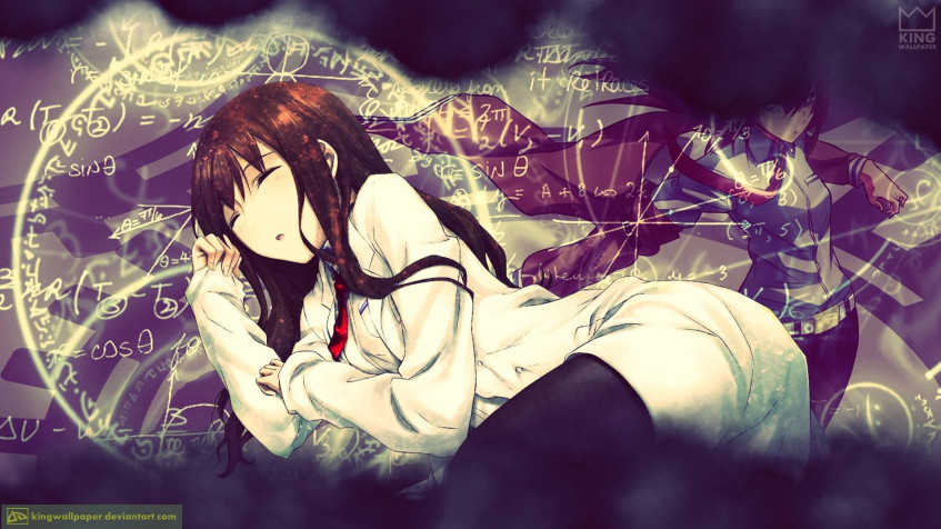 Kurisu Makise Full HD 1080p Wallpaper 1920x1080px