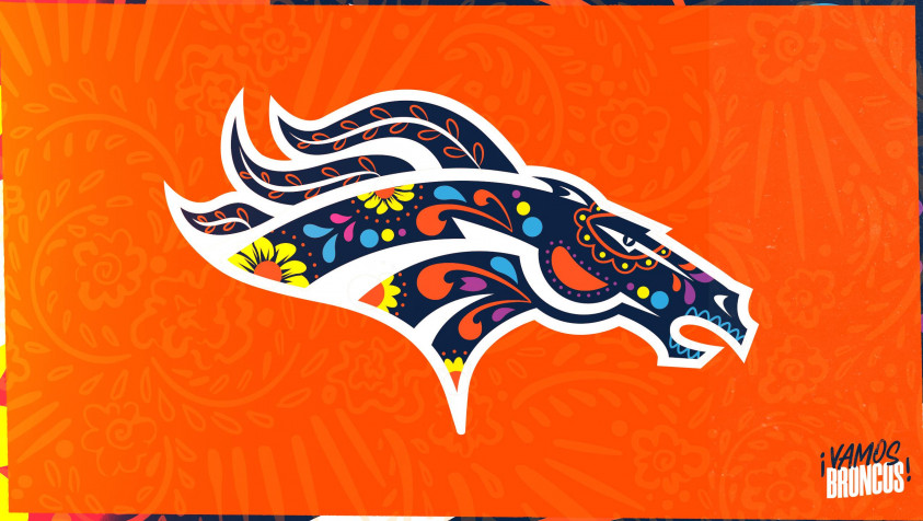 Denver Broncos Desktop HD Background 2550x1440px