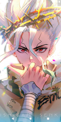 Dr Stone Android Wallpaper Image 1080x2160px