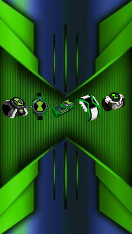 Omnitrix Phone HD Background 825x1465px