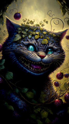 Cheshire Cat 4k Phone Wallpaper 2160x3840px