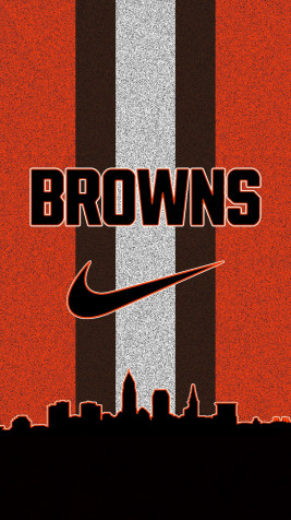 Cleveland Browns Logo Mobile Background 1152x2048px