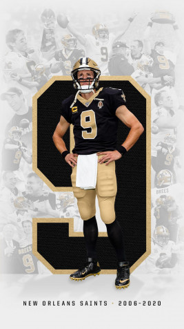 Drew Brees Mobile Wallpaper 1080x1920px