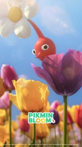 Pikmin Android Wallpaper Image 1215x2160px