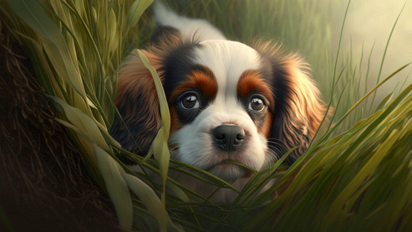 Charles Spaniel Dog 4k UHD Wallpaper 3840x2160px