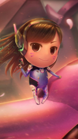 Dva Overwatch Mobile Wallpaper 1080x1920px