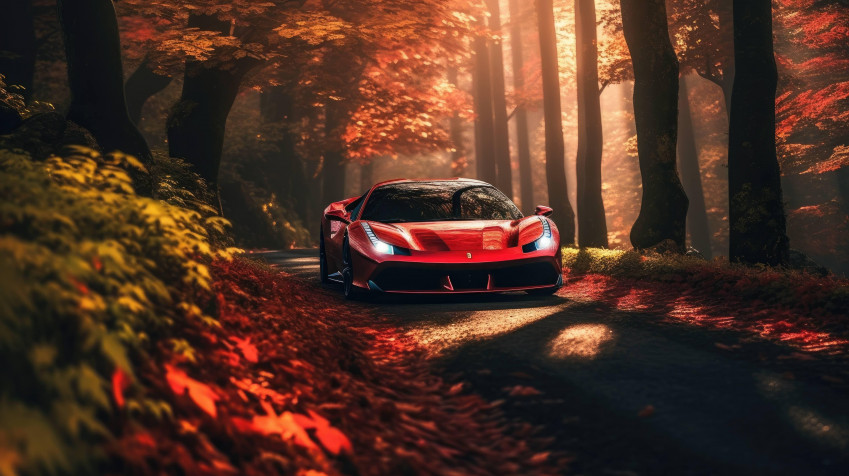 Ferrari Desktop Background 4368x2448px