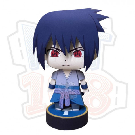 Sasuke Chibi Phone Background Image 1024x1024px