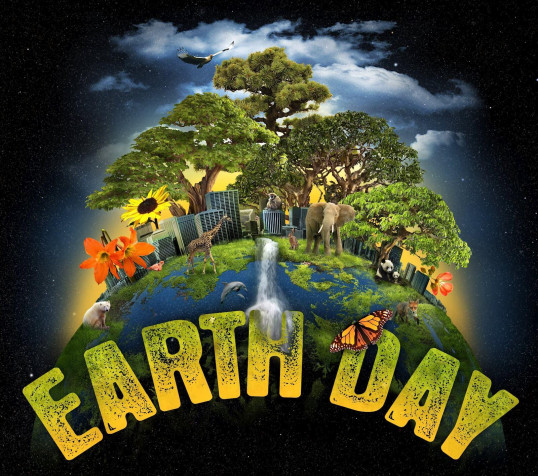 Earth Day Background Image 1600x1414px