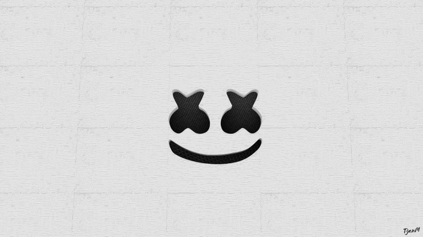 Cartoon Marshmello Full HD 1080p Wallpaper 1920x1080px