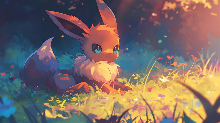 Eevee Laptop Wallpaper 1536x864px