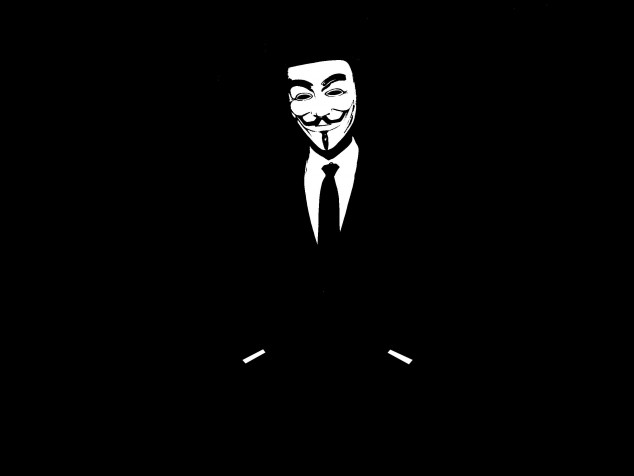 Anonymous Man HD Background 2592x1944px