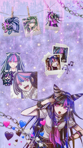 Ibuki Mioda iPhone Background Image 1080x1920px