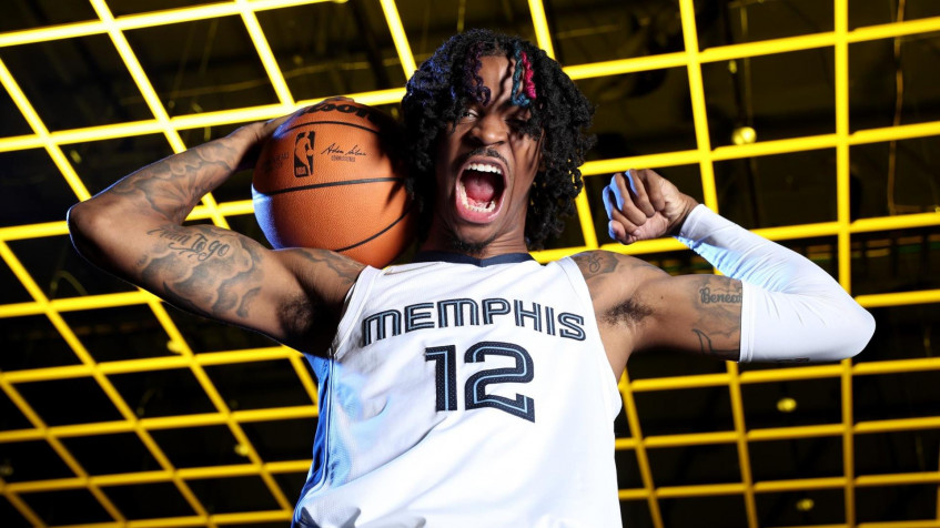 Ja Morant Full HD 1080p Wallpaper 1920x1080px