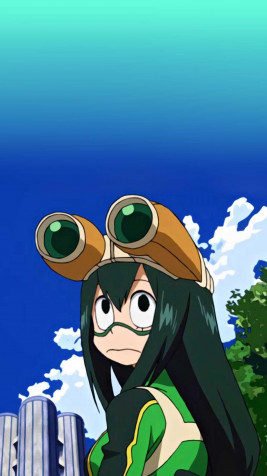 Tsuyu Asui iPhone Wallpaper 1152x2048px