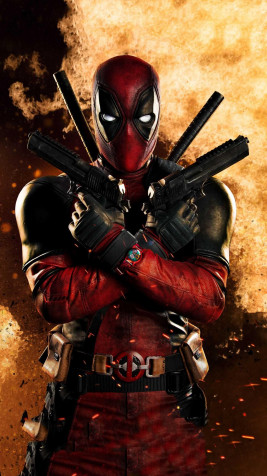 Deadpool Phone Background 1440x2560px