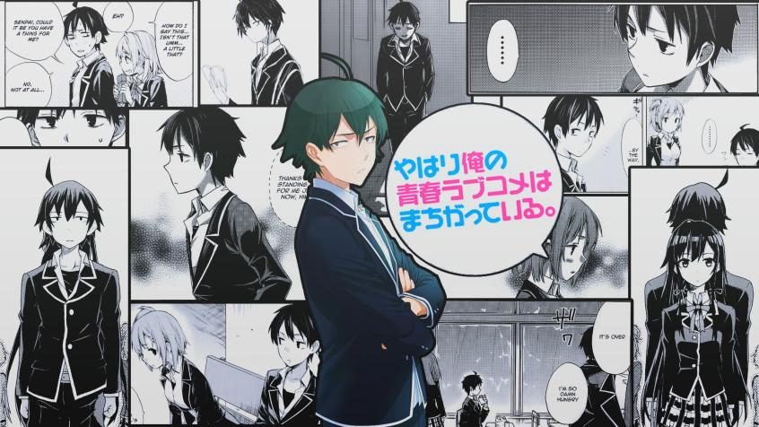 Hachiman Hikigaya Full HD 1080p Wallpaper 1920x1080px