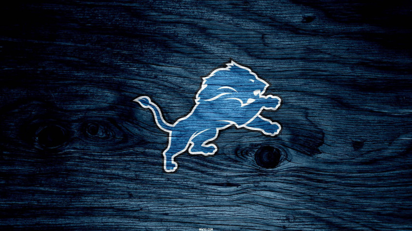 Detroit Lions Logo MacBook Background 2561x1440px