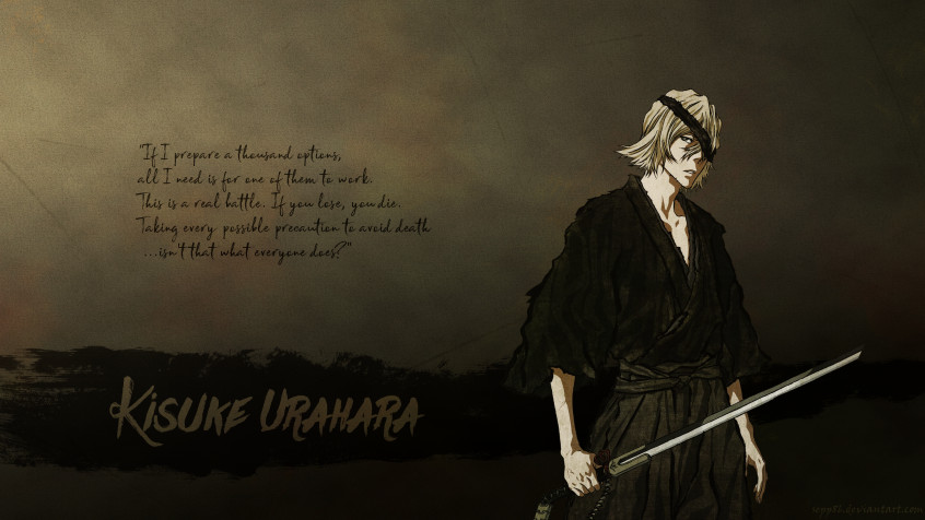 Kisuke Urahara Laptop Wallpaper 3413x1920px