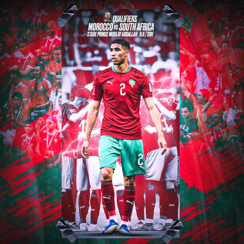 Achraf Hakimi Phone Background 1200x1200px