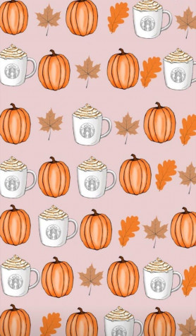 Cute Fall Phone Background 1080x1848px