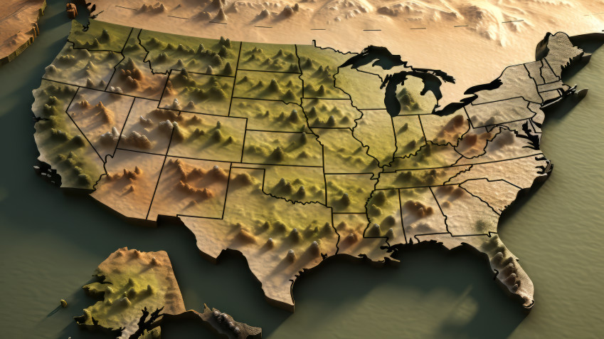 Usa Map Wallpaper 2184x1224px