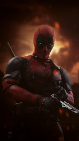 Deadpool iPhone Wallpaper 1080x1920px