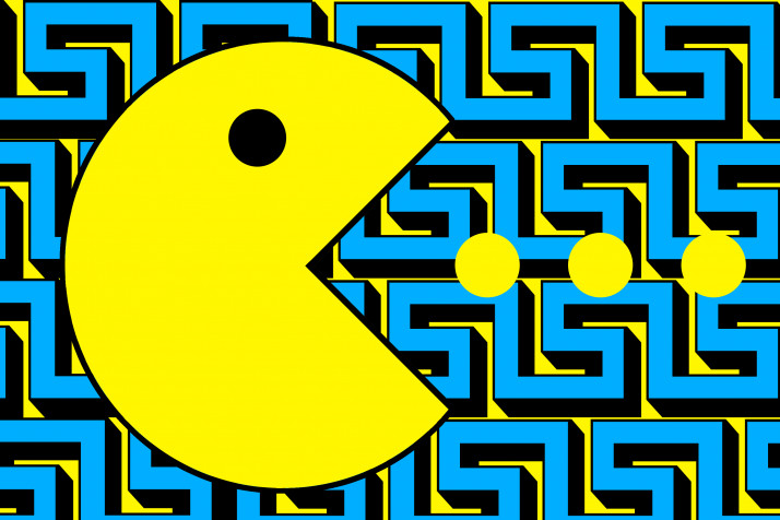 Pacman HD Background 3000x2000px