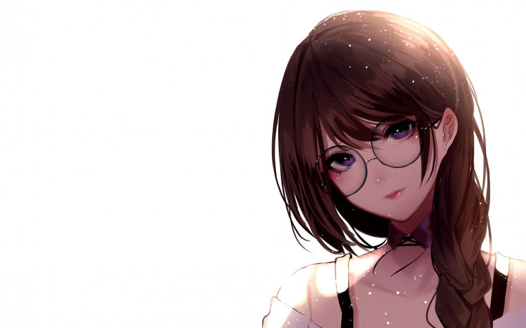 Brown Hair Anime Desktop Background 2000x1250px