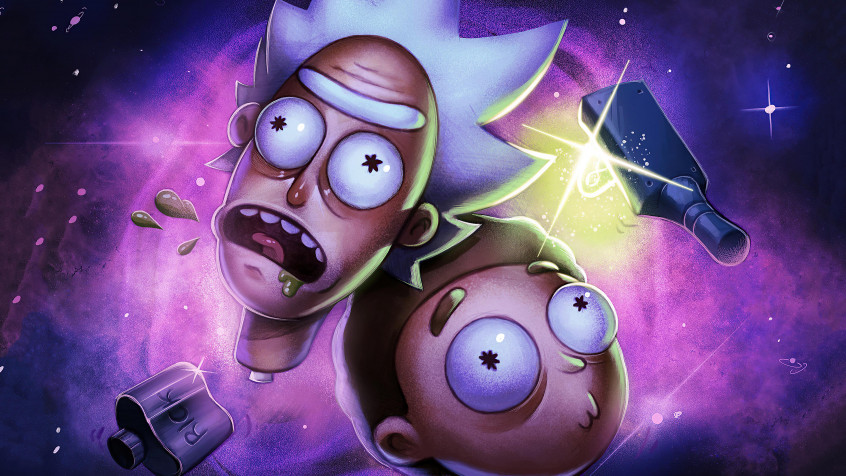 Rick And Morty Season 5 4k UHD Wallpaper 3840x2160px