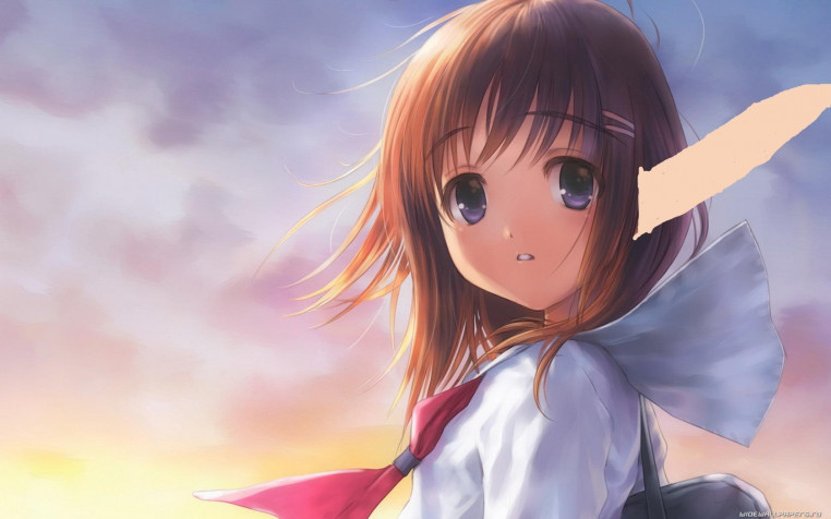 Brown Hair Anime MacBook Wallpaper 1680x1050px