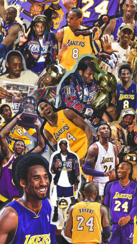 Kobe Bryant iPhone Background Image 1080x1920px