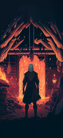 The Witcher 3 iPhone Background Image 1183x2560px