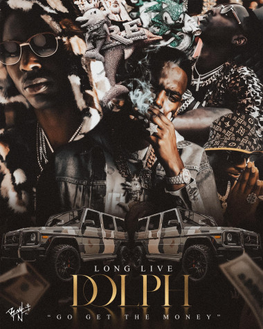 Young Dolph iPhone Background 1920x2400px