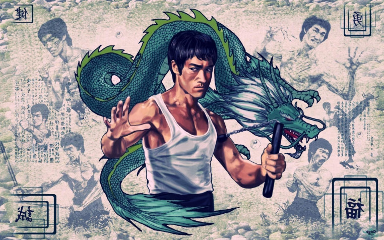 Bruce Lee Widescreen HD Wallpaper 1920x1200px