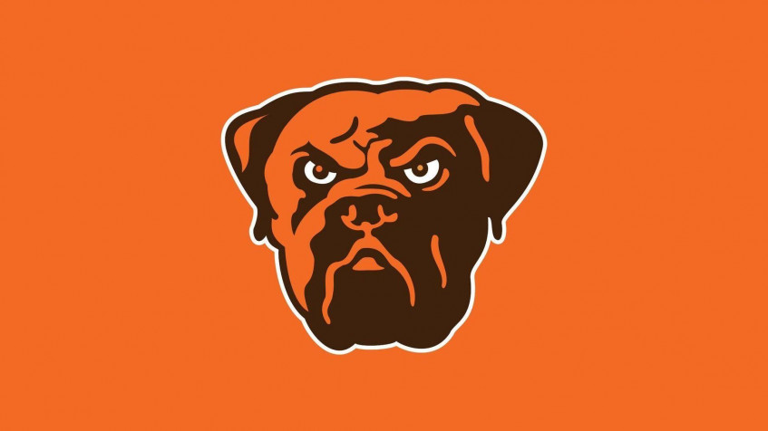 Cleveland Browns Logo Full HD 1080p Wallpaper 1920x1080px