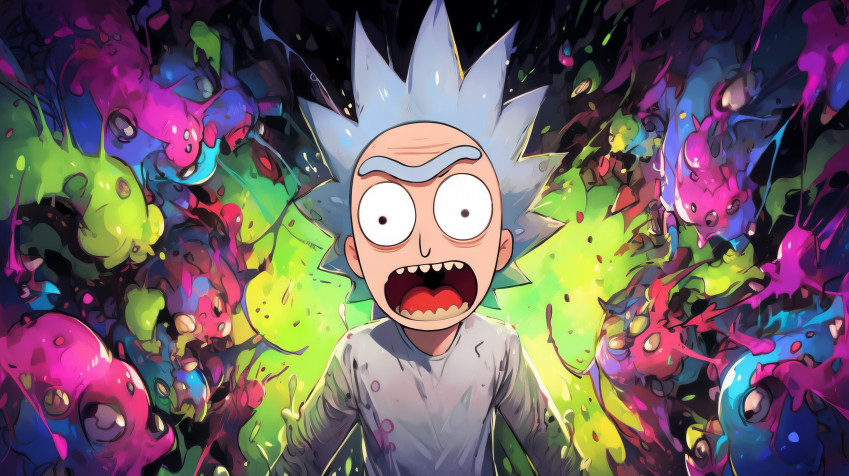 Rick And Morty Season 5 Laptop Background 2912x1632px