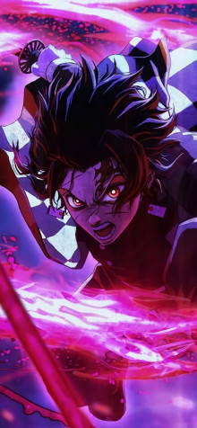 Tanjiro Kamado iPhone 11 Pro Max Wallpaper 1242x2688px