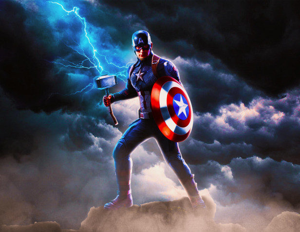 Captain America Laptop Wallpaper 3300x2550px