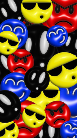 Emoji Wallpaper for Mobile 3240x5760px