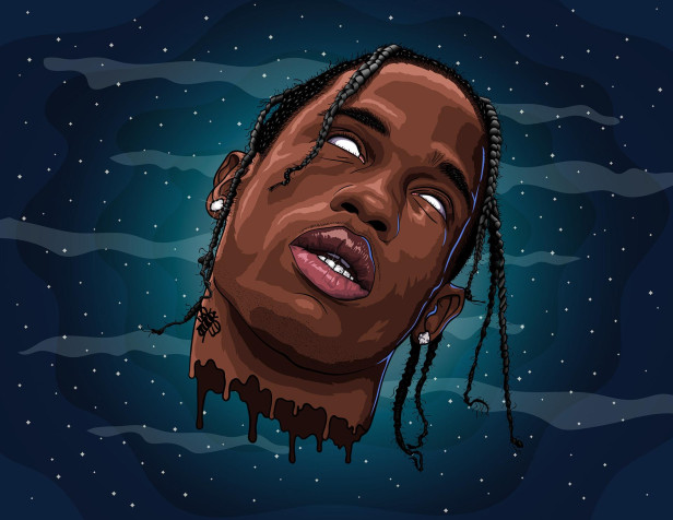 Travis Scott Hd Laptop Background 1920x1484px