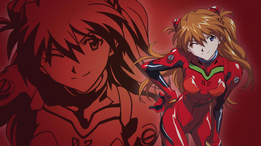 Asuka Langley Full HD 1080p Wallpaper 1920x1080px