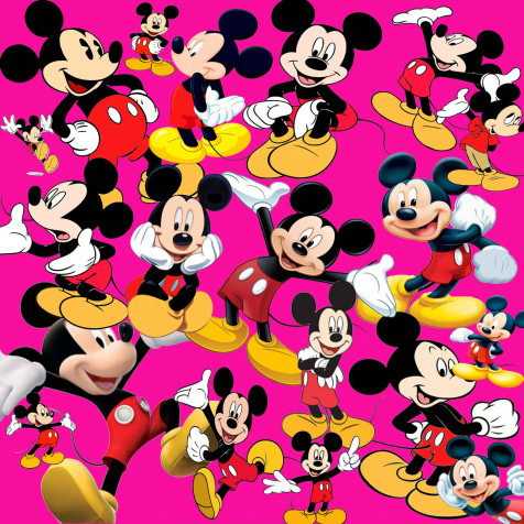 Mickey Mouse Mobile Background 2400x2400px