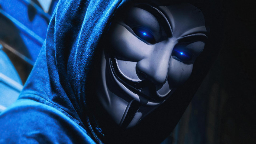 Anonymous Man Full HD 1080p Wallpaper 1920x1080px