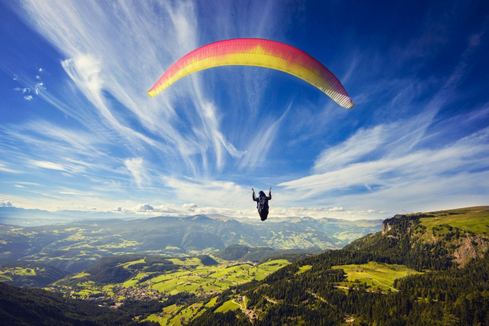 Paragliding Desktop Background 2560x1709px