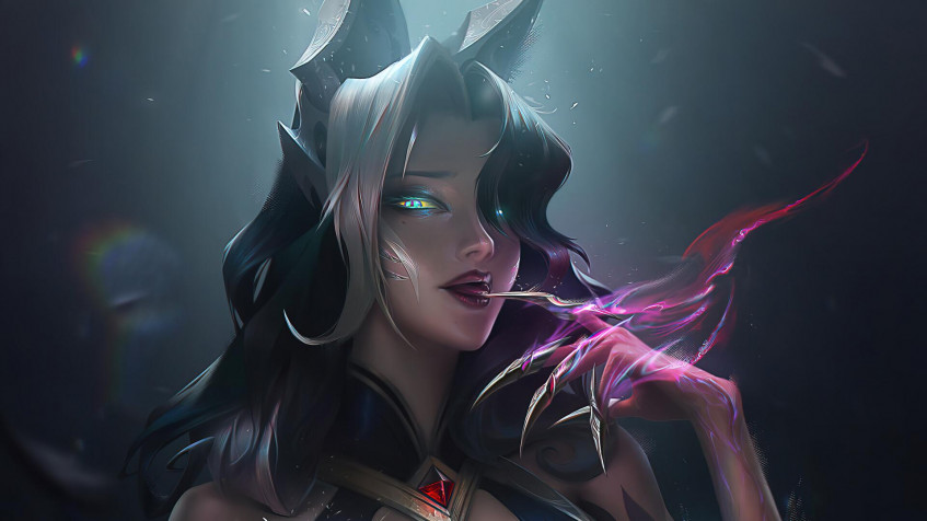 Ahri Full HD 1080p Wallpaper 1920x1080px