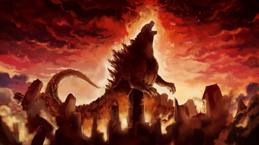 Godzilla Full HD 1080p Wallpaper 1920x1080px