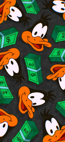 Daffy Duck iPhone Background Image 1183x2560px