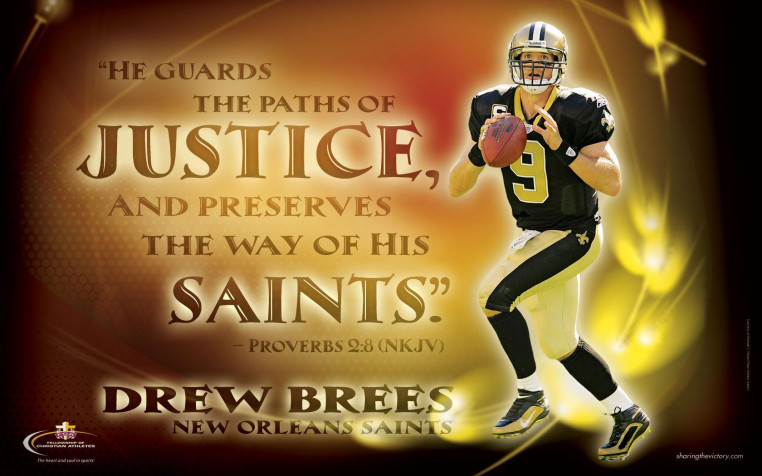 Drew Brees MacBook Wallpaper 1680x1050px