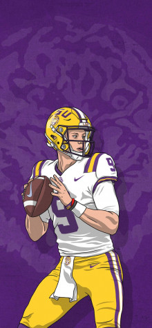 Joe Burrow Hd Mobile Background 887x1920px